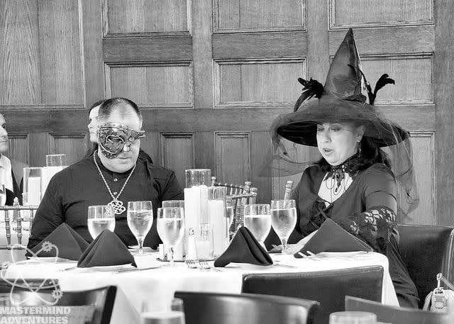 Costumed alumni at the reunion